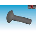 CARRIAGE BOLTS, FULL THRD UP TO 6", USB, ASTM A307, ZP_12